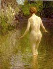 Edward Henry Potthast Nude painting